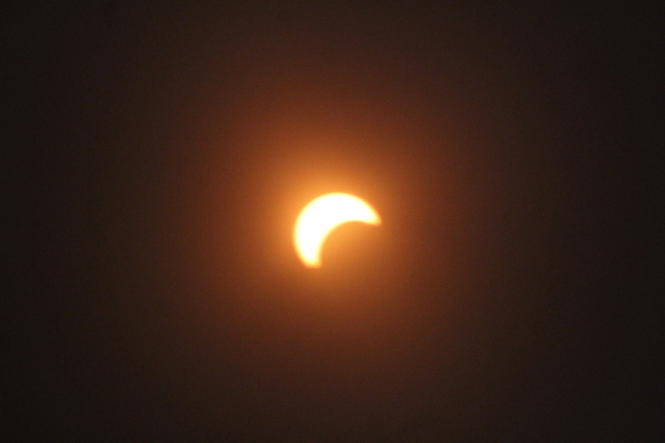 Eclipse over Harwich.